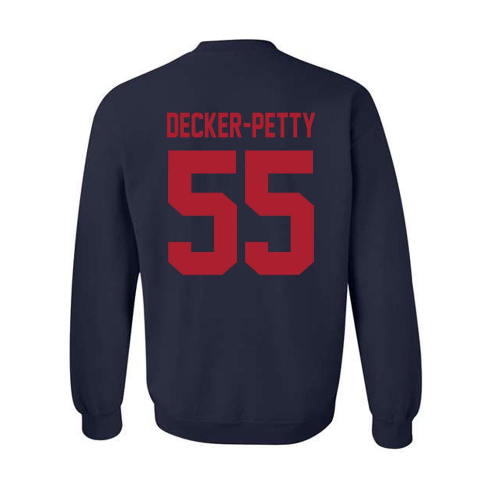Liberty - NCAA Baseball : Aydan Decker-Petty - Classic Shersey Crewneck Sweatshirt-1