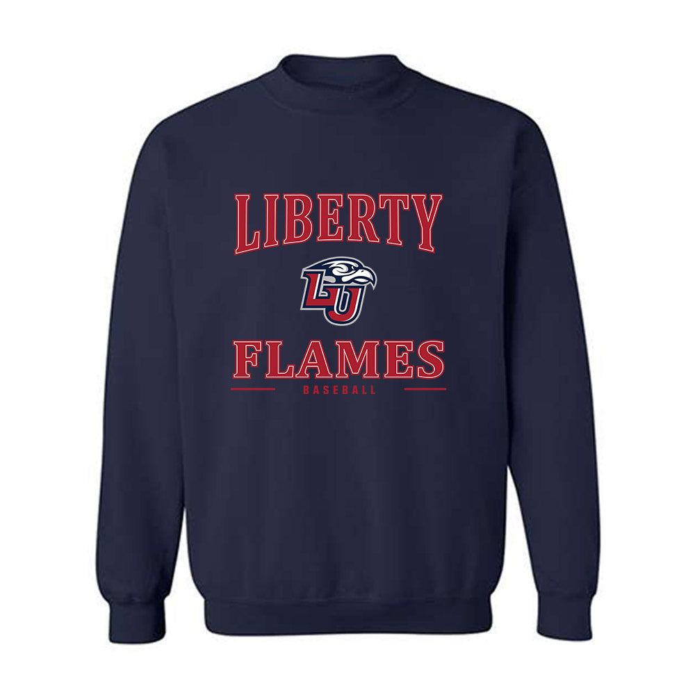 Liberty - NCAA Baseball : Kyle Hvidsten - Classic Shersey Crewneck Sweatshirt-0