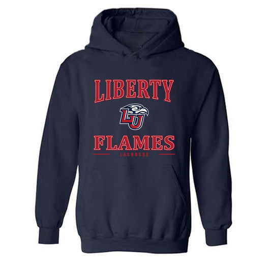 Liberty - NCAA Women's Lacrosse : Hattie Messick - Classic Shersey Hooded Sweatshirt-0