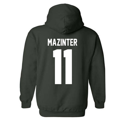 Tulane - NCAA Baseball : Max Mazinter - Classic Shersey Hooded Sweatshirt-1