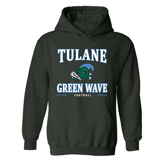 Tulane - NCAA Football : Mitch Hodnett - Classic Shersey Hooded Sweatshirt-0