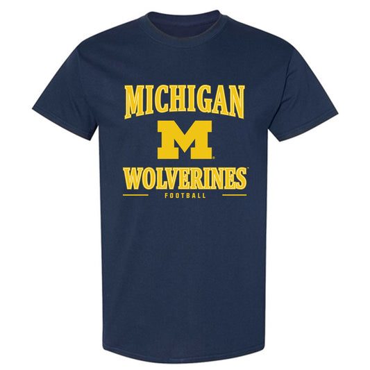 Michigan - NCAA Football : Nathan Efobi - Classic Shersey T-Shirt-0