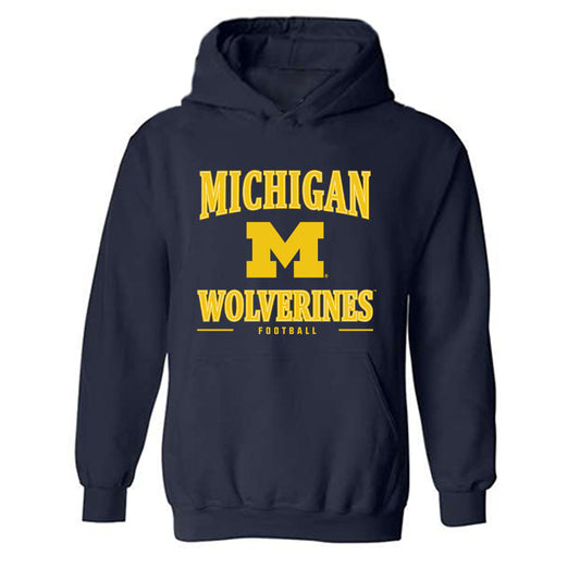 Michigan - NCAA Football : Jordan Marshall - Classic Shersey Hooded Sweatshirt-0