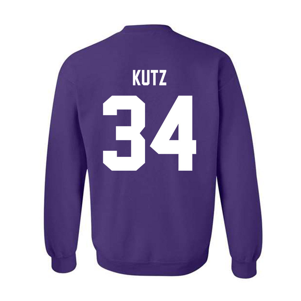 Northwestern - NCAA Baseball : Charlie Kutz - Classic Shersey Crewneck Sweatshirt-1