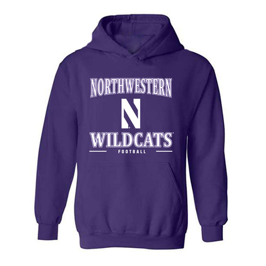 Northwestern - NCAA Football : Jamaal Johnson - Classic Shersey Hooded Sweatshirt-0