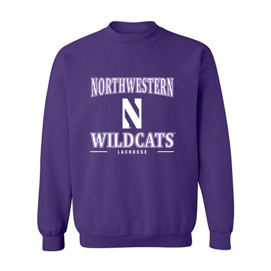 Northwestern - NCAA Women's Lacrosse : Kate Keller - Classic Shersey Crewneck Sweatshirt-0