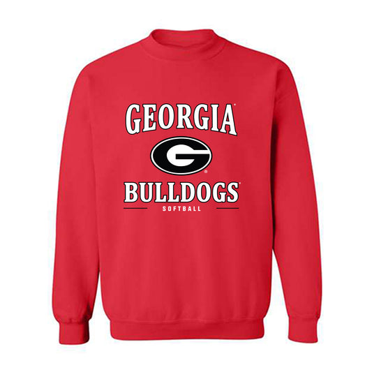Georgia - NCAA Softball : Taylor Johns - Classic Shersey Crewneck Sweatshirt-0