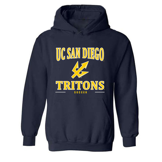 UCSD - NCAA Women's Soccer : Ginny Fronk - Classic Shersey Hooded Sweatshirt-0