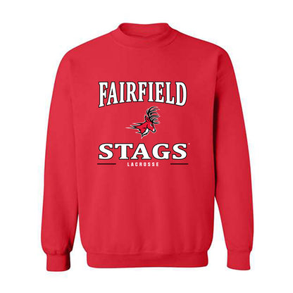 Fairfield - NCAA Men's Lacrosse : Devin Lampron - Classic Shersey Crewneck Sweatshirt-0