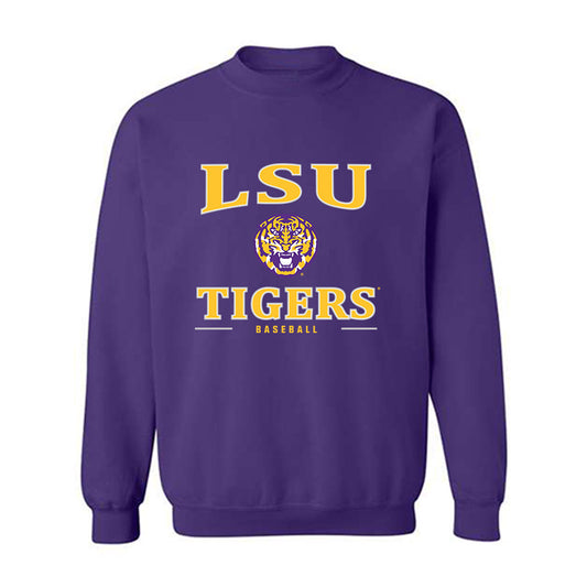 LSU - NCAA Baseball : Mavrick Rizy - Classic Shersey Crewneck Sweatshirt-0