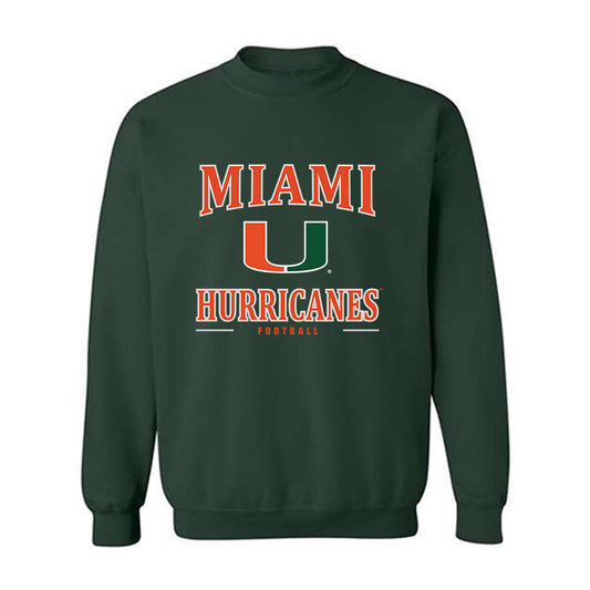 Miami - NCAA Football : Andres Williams - Classic Shersey Crewneck Sweatshirt-0