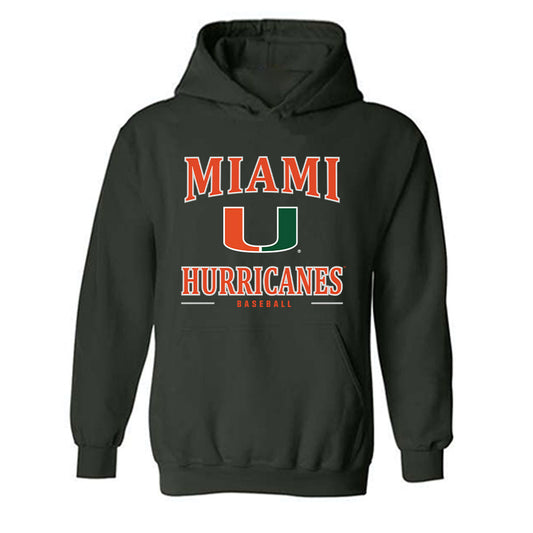 Miami - NCAA Baseball : Lj Drummond - Classic Shersey Hooded Sweatshirt-0