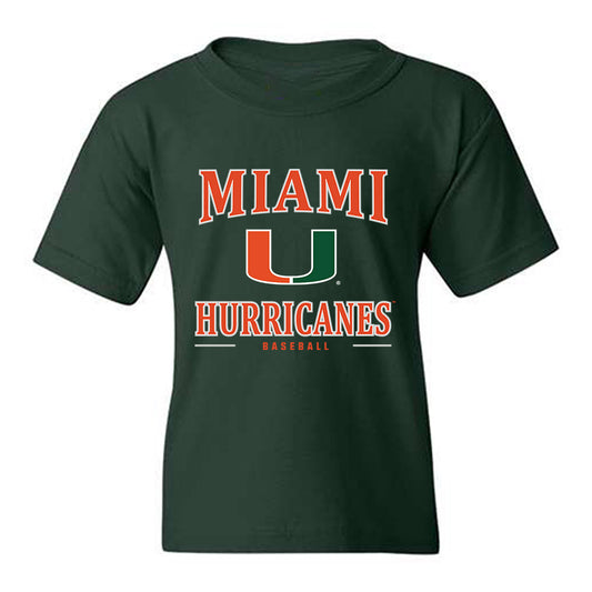 Miami - NCAA Baseball : Fabio Peralta - Classic Shersey Youth T-Shirt-0