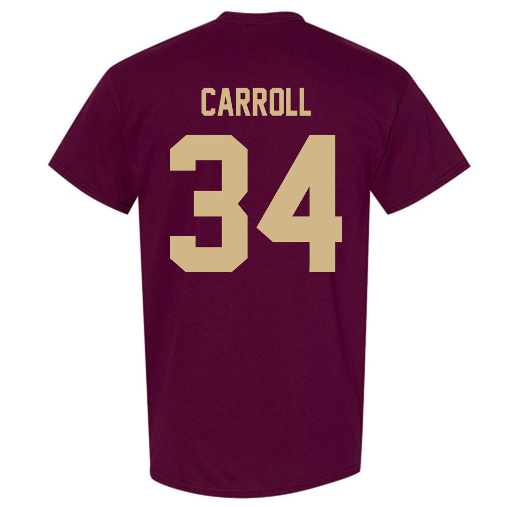 Texas State - NCAA Baseball : Coll Carroll - Classic Shersey T-Shirt-1