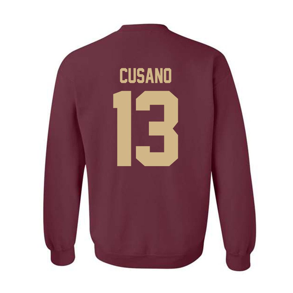 Texas State - NCAA Football : Tucker Cusano - Classic Shersey Crewneck Sweatshirt-1