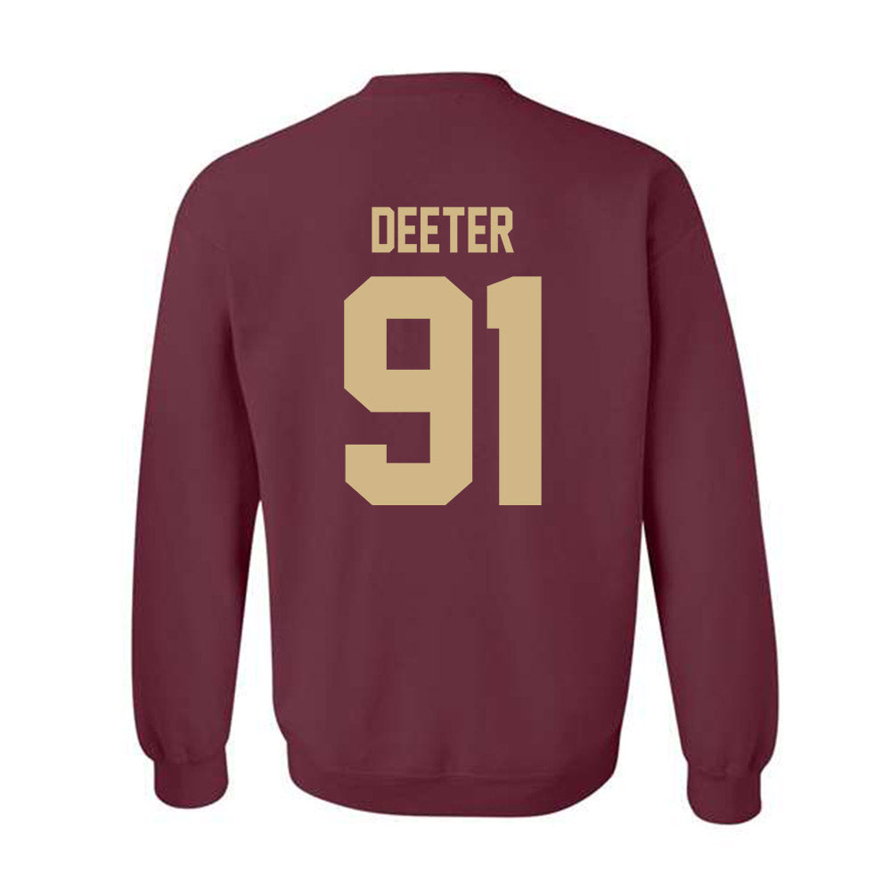 Texas State - NCAA Football : Jp Deeter - Classic Shersey Crewneck Sweatshirt-1