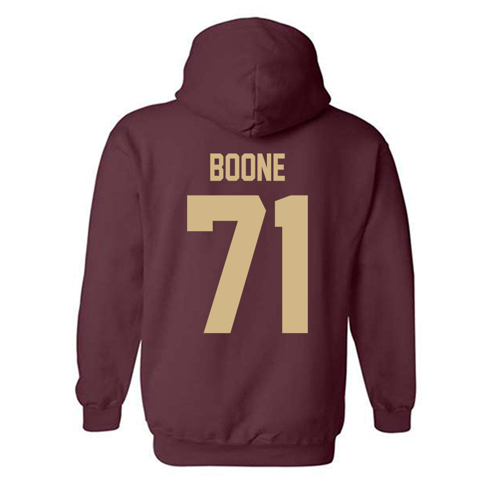 Texas State - NCAA Football : William Boone - Classic Shersey Hooded Sweatshirt-1