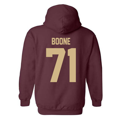 Texas State - NCAA Football : William Boone - Classic Shersey Hooded Sweatshirt-1