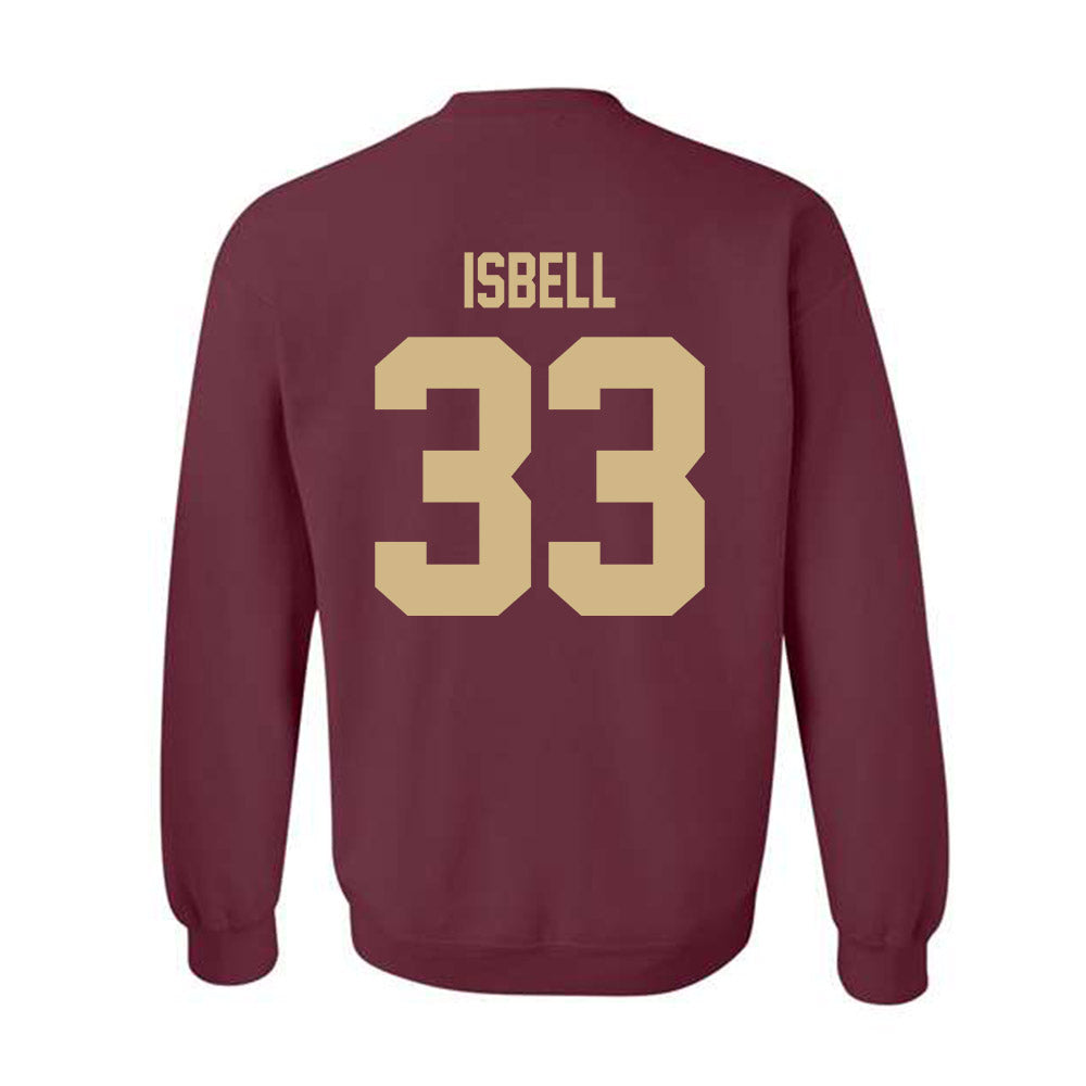 Texas State - NCAA Football : Blake Isbell - Classic Shersey Crewneck Sweatshirt-1