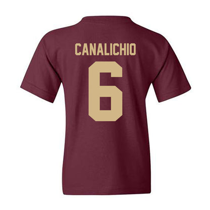 Texas State - NCAA Baseball : Will Canalichio - Classic Shersey Youth T-Shirt-1