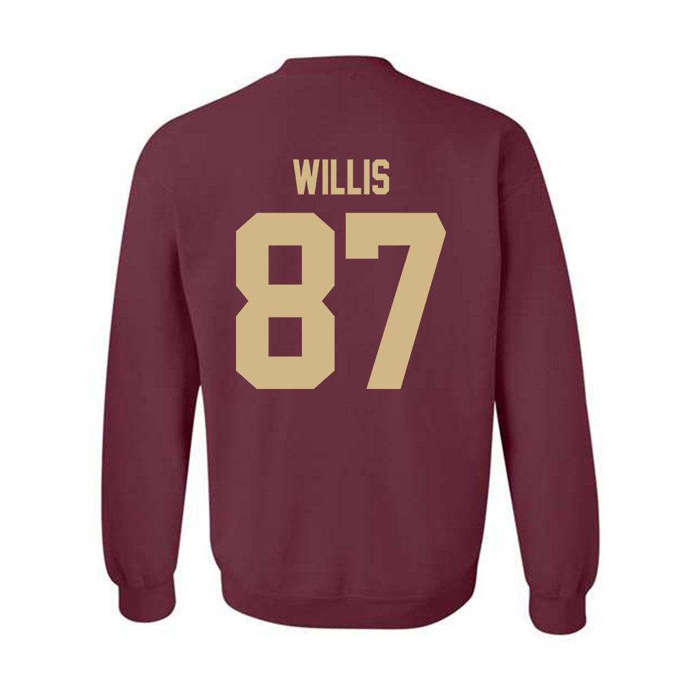 Texas State - NCAA Football : Kristopher Willis - Classic Shersey Crewneck Sweatshirt-1