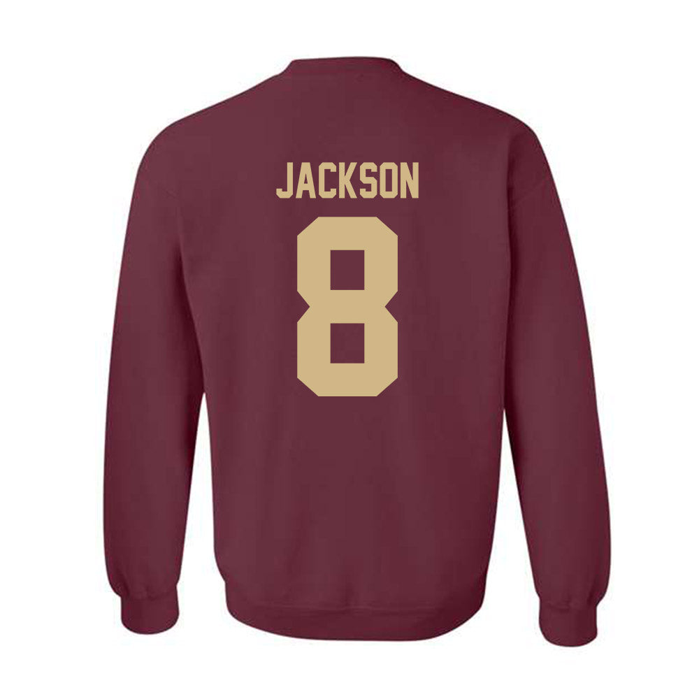 Texas State - NCAA Football : Brad Jackson - Classic Shersey Crewneck Sweatshirt-1
