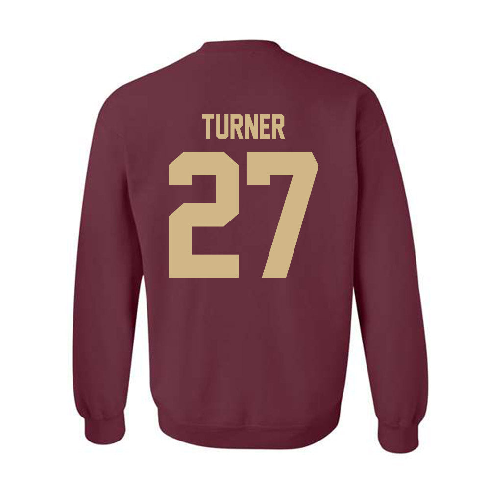 Texas State - NCAA Baseball : Trevyn Turner - Classic Shersey Crewneck Sweatshirt-1