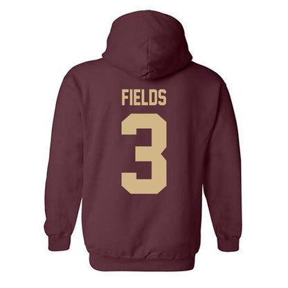 Texas State - NCAA Men's Basketball : Robert Fields - Classic Shersey Hooded Sweatshirt-1