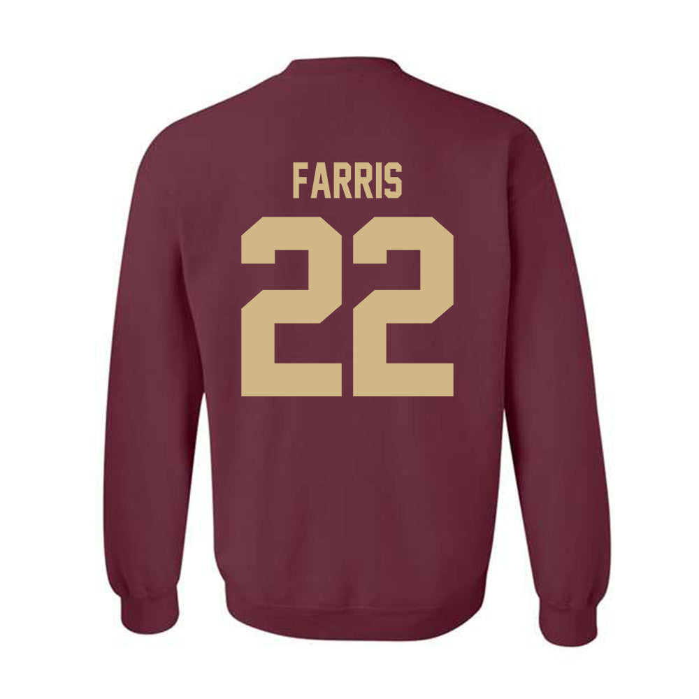 Texas State - NCAA Baseball : Ethan Farris - Classic Shersey Crewneck Sweatshirt-1