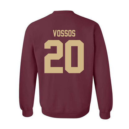 Texas State - NCAA Baseball : Justin Vossos - Classic Shersey Crewneck Sweatshirt-1