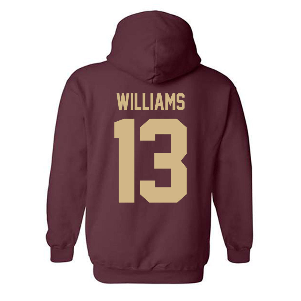 Texas State - NCAA Softball : Keely Williams - Classic Shersey Hooded Sweatshirt-1