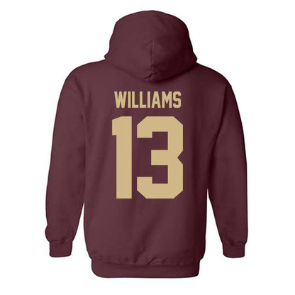 Texas State - NCAA Softball : Keely Williams - Classic Shersey Hooded Sweatshirt-1