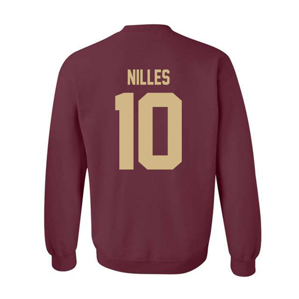 Texas State - NCAA Football : Cole Nilles - Classic Shersey Crewneck Sweatshirt-1