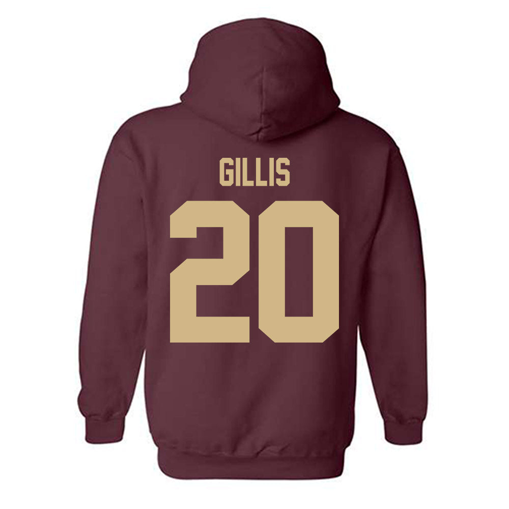 Texas State - NCAA Baseball : Jacob Gillis - Classic Shersey Hooded Sweatshirt-1