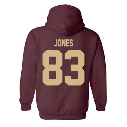 Texas State - NCAA Football : Jonah Jones - Classic Shersey Hooded Sweatshirt-1