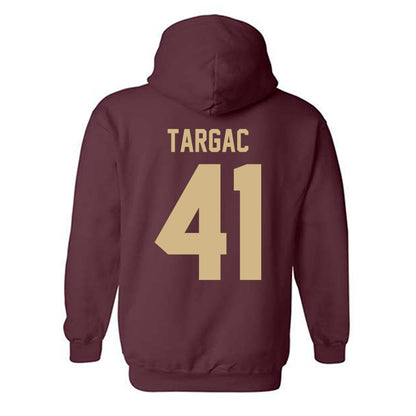Texas State - NCAA Baseball : Titan Targac - Classic Shersey Hooded Sweatshirt-1