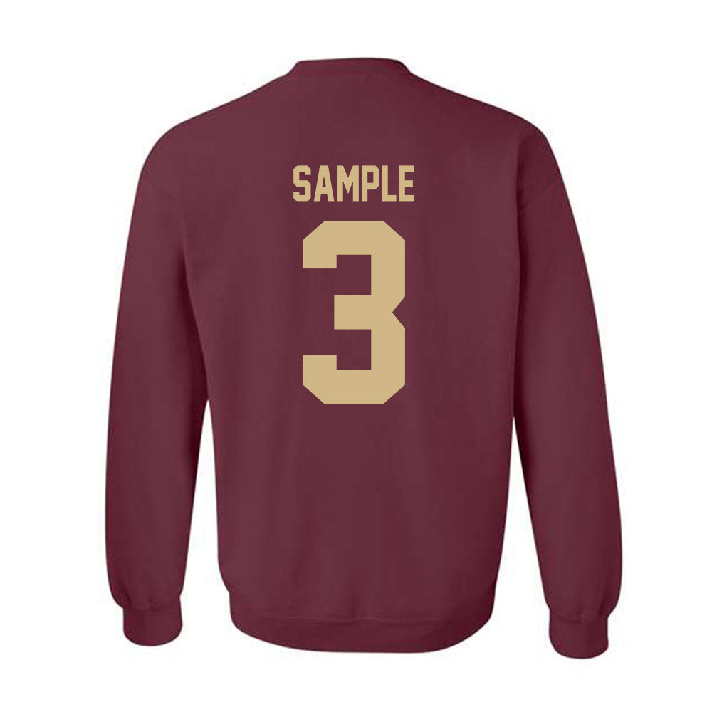 Texas State - NCAA Football : Zechariah Sample - Classic Shersey Crewneck Sweatshirt-1