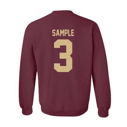 Texas State - NCAA Football : Zechariah Sample - Classic Shersey Crewneck Sweatshirt-1