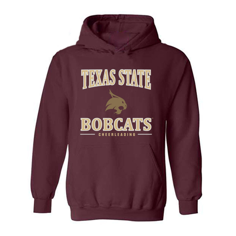 Texas State - NCAA Cheerleading : Morgan Roy - Classic Shersey Hooded Sweatshirt-0