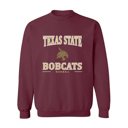 Texas State - NCAA Baseball : Daylen Foor - Classic Shersey Crewneck Sweatshirt-0