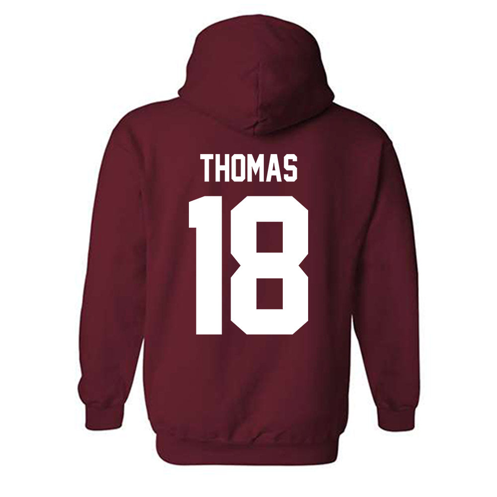 Stanford - NCAA Baseball : Kassius Thomas - Classic Shersey Hooded Sweatshirt-1