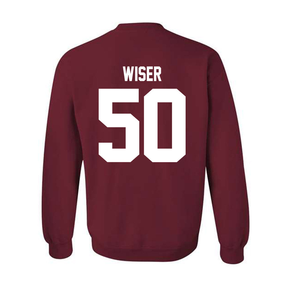 Stanford - NCAA Baseball : David Wiser - Classic Shersey Crewneck Sweatshirt-1