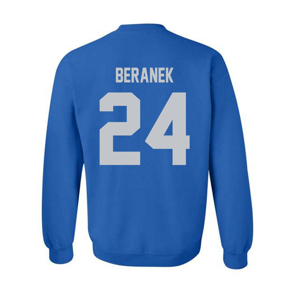 MTSU - NCAA Baseball : Bryant Beranek - Classic Shersey Crewneck Sweatshirt-1