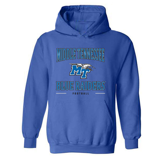 MTSU - NCAA Football : Adrian Crespin - Classic Shersey Hooded Sweatshirt-0