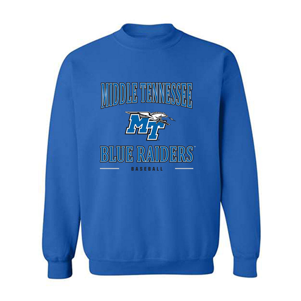 MTSU - NCAA Baseball : Bryant Beranek - Classic Shersey Crewneck Sweatshirt-0