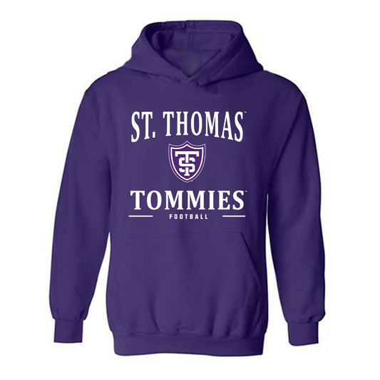 UST - NCAA Football : Maverick Inman - Classic Shersey Hooded Sweatshirt-0