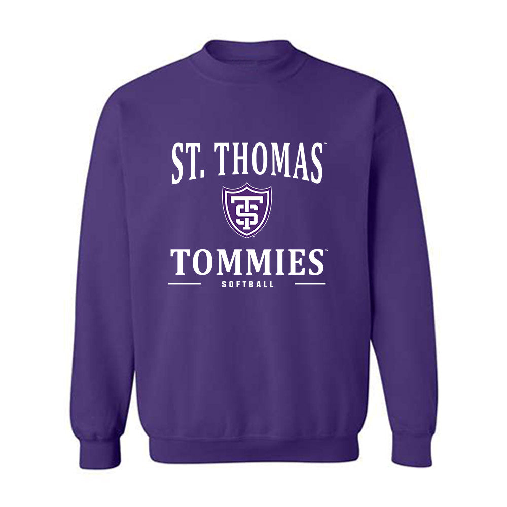 UST - NCAA Softball : Ruby Moore - Classic Shersey Crewneck Sweatshirt-0