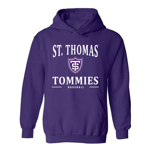 UST - NCAA Baseball : Jack Scanlon - Classic Shersey Hooded Sweatshirt-0