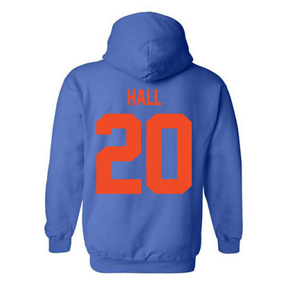 Boise State - NCAA Football : Kyle Hall - Classic Shersey Hooded Sweatshirt-1