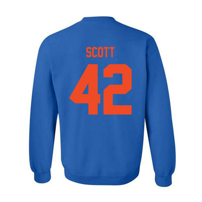 Boise State - NCAA Football : Bradan Scott - Classic Shersey Crewneck Sweatshirt-1